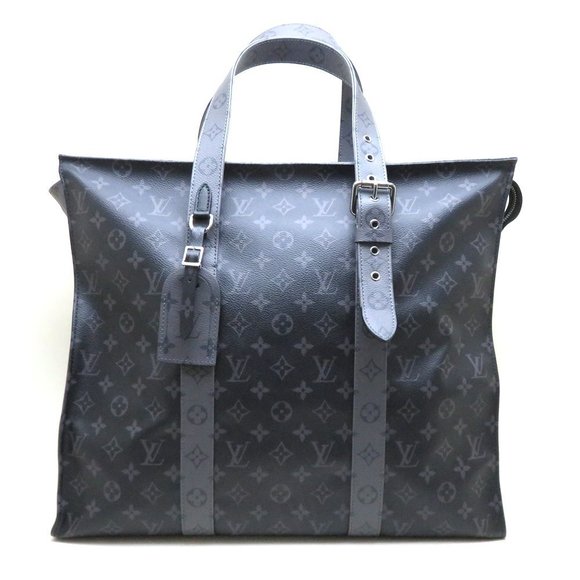 Louis Vuitton Cover Zip GM Tote Bag Eclipse Reverse Black - Picture 1 of 8